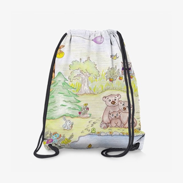 Рюкзак «Мишки в лесу»