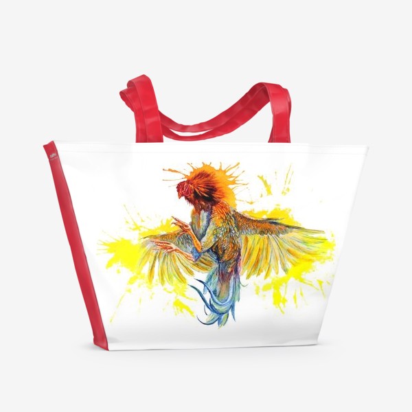 Пляжная сумка «Петух (rooster)»