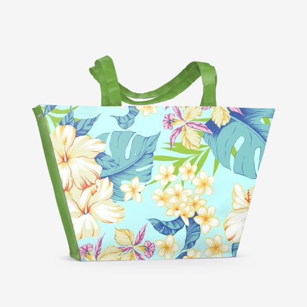 Пляжная сумка &laquo;Цветы. Гавайи.&raquo;