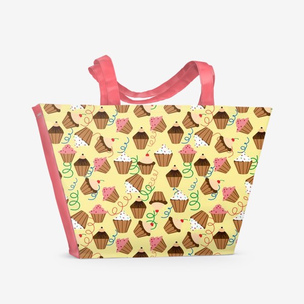 Пляжная сумка «Аппетитные кексики»