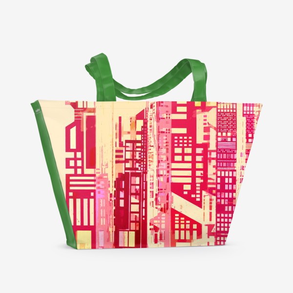 Пляжная сумка «Город Будущего»