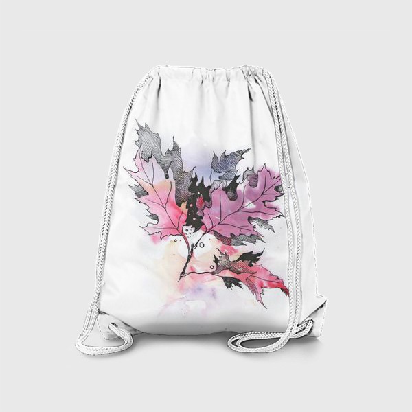 Рюкзак «Розовые листья»
