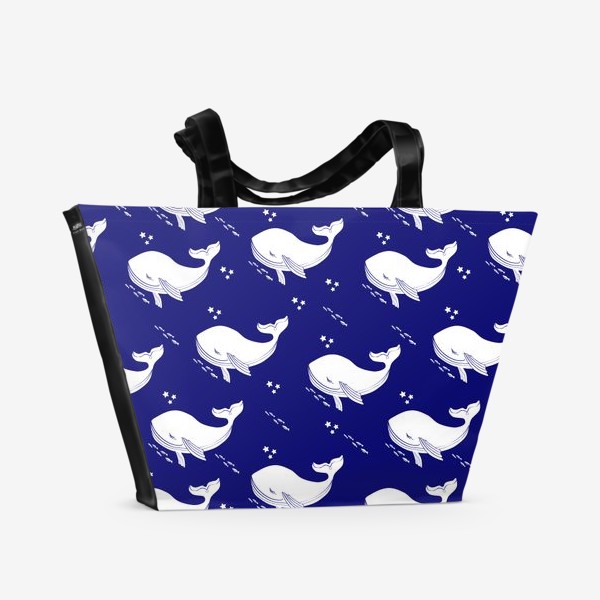 Пляжная сумка «Спящий кит»