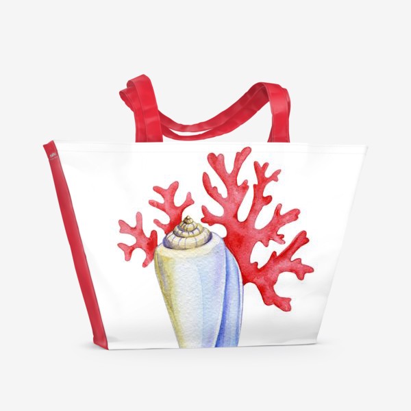 Пляжная сумка «Морская раковина»