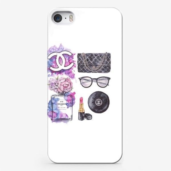 Чехол iPhone «Chanel set»