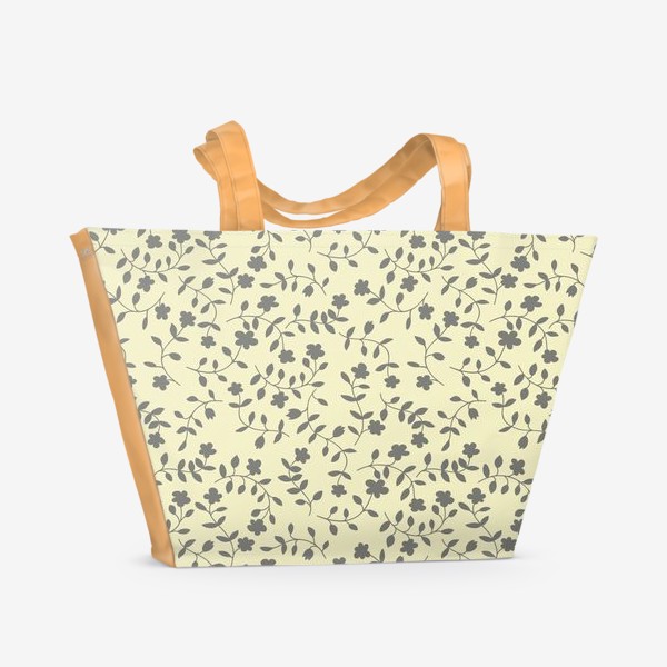 Пляжная сумка «plant pattern»