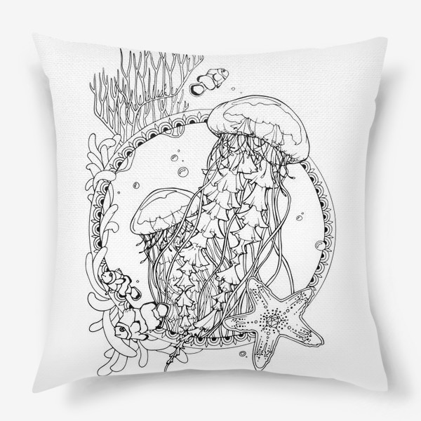 Подушка «jellyfishes»