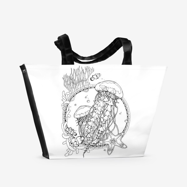 Пляжная сумка «jellyfishes»