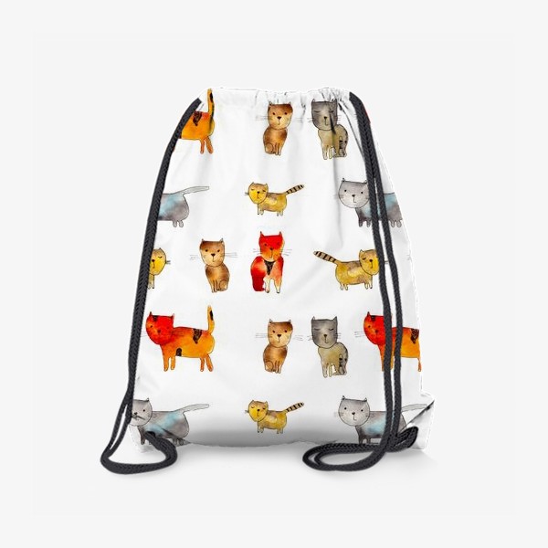 Рюкзак «Милые разноцветные котики»