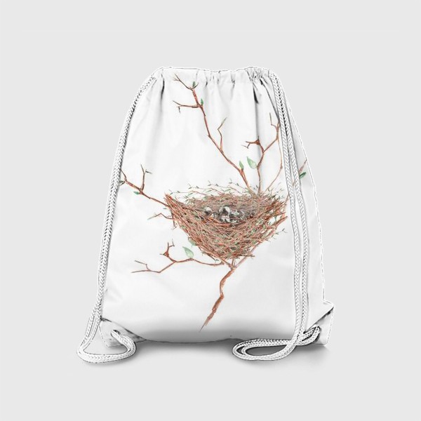 Рюкзак «Птичье гнездо весной»