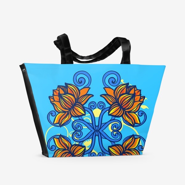 Пляжная сумка «lotus»