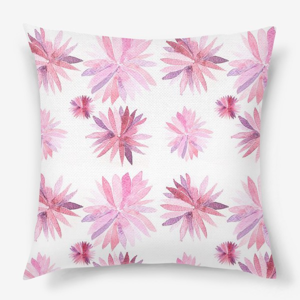 Подушка «Pink flowers»