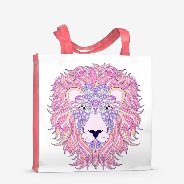 Сумка-шоппер «Розовый лев»