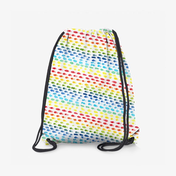 Рюкзак «Акварельный разноцветный паттерн»