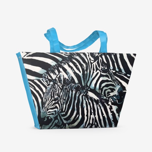Пляжная сумка «Зебры»