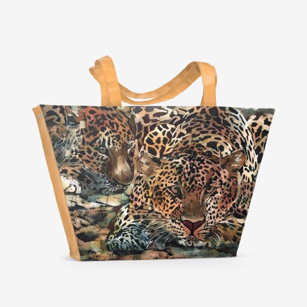 Пляжная сумка «Гепарды»