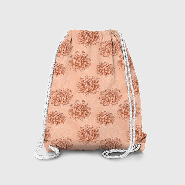 Рюкзак «Розовые хризантемы»