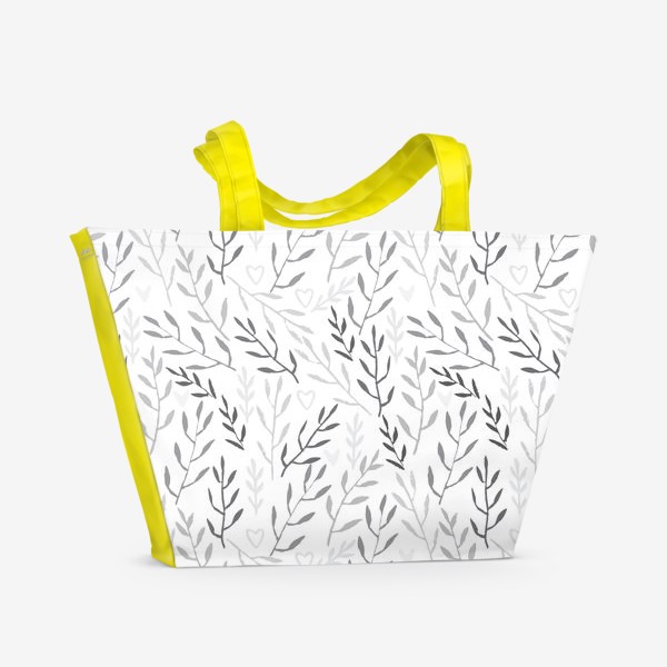 Пляжная сумка «Растительная текстура»