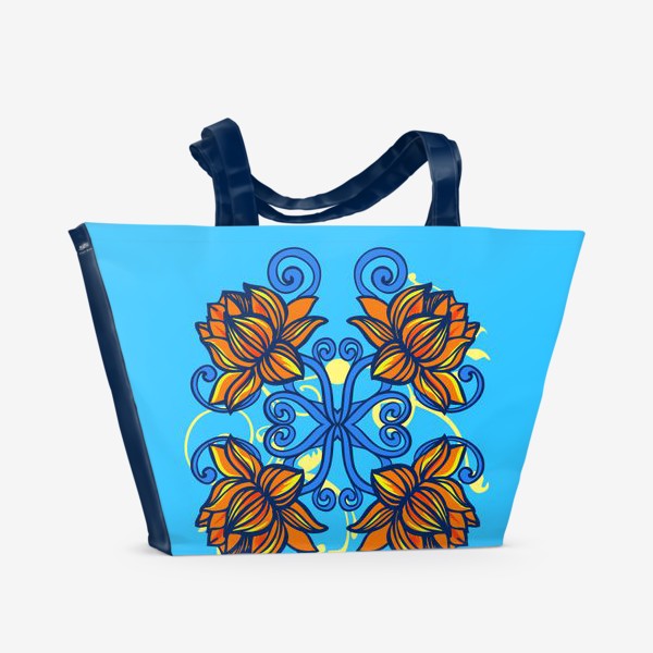 Пляжная сумка «lotus»