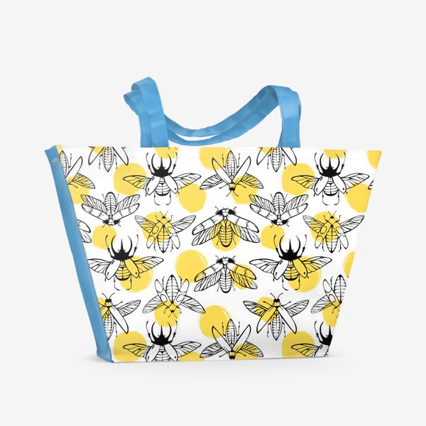 Пляжная сумка «Летающие жуки»