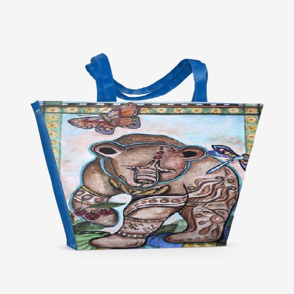 Пляжная сумка «Уральский мишка»