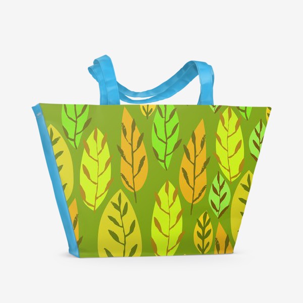 Пляжная сумка «Осенние листочки»