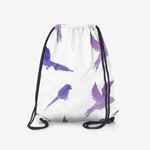 Рюкзак «Фиолетовые птички »