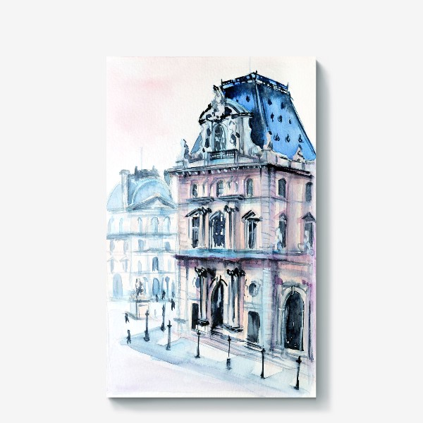 Холст «Лувр Париж »