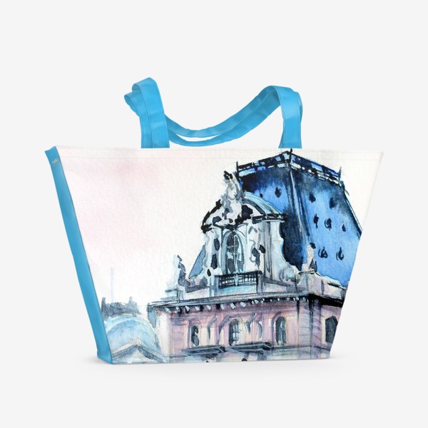 Пляжная сумка «Лувр Париж »