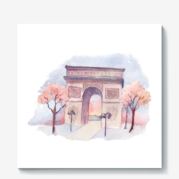 Холст «Париж. Триумфальная арка»