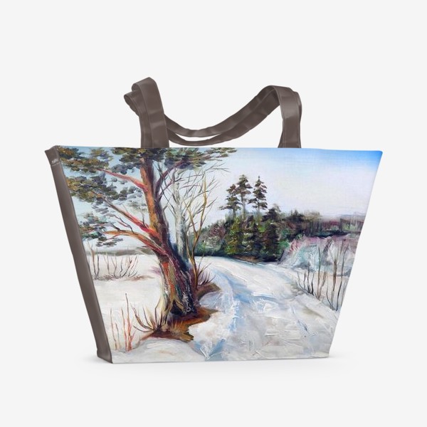 Пляжная сумка «Зима»