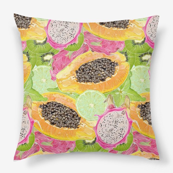 Подушка «fruits pattern»