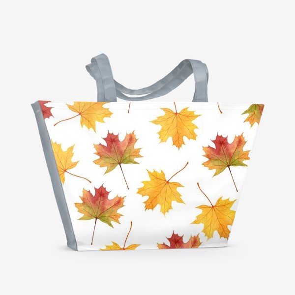 Пляжная сумка «Осенние листья клена»
