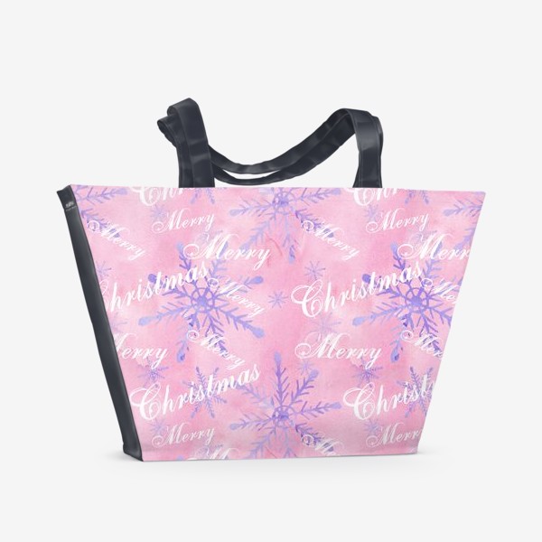 Пляжная сумка «Christmas Pink»
