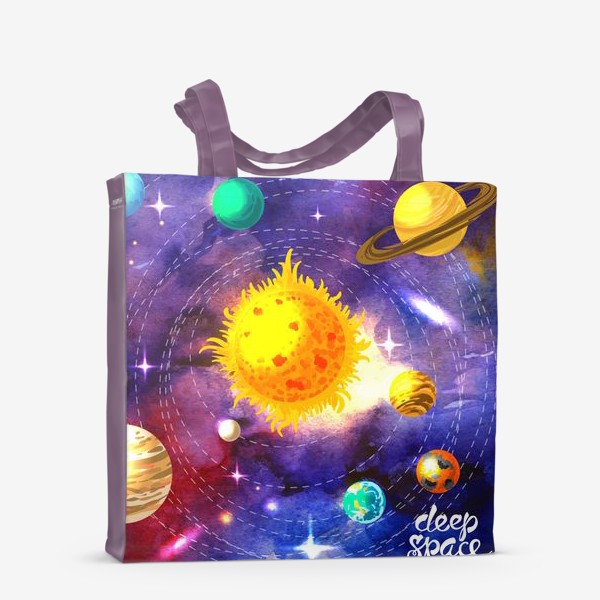 Сумка-шоппер «солнечная система»
