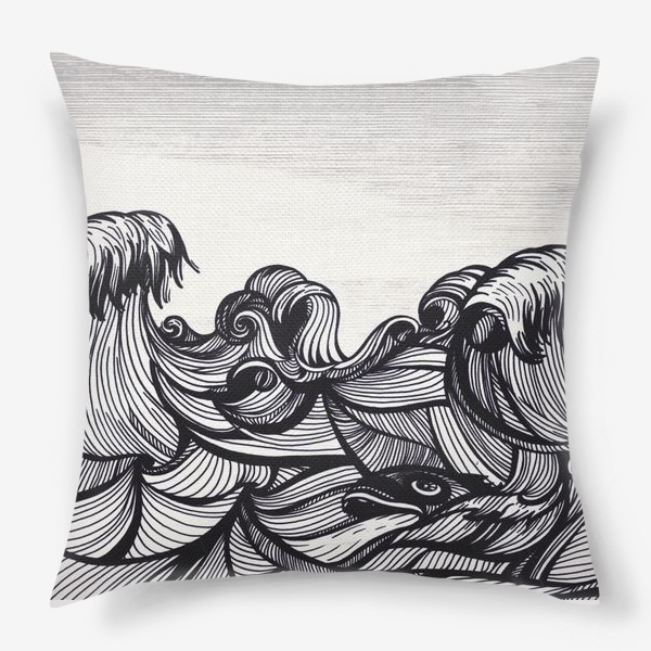 Подушка «Волны»