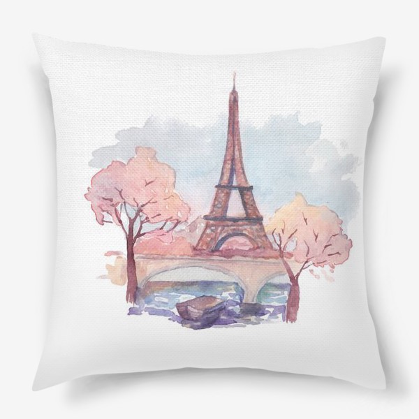 Подушка «Париж. Эйфелева башня»