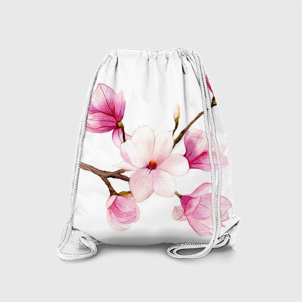 Рюкзак «Цветущая ветка магнолии»