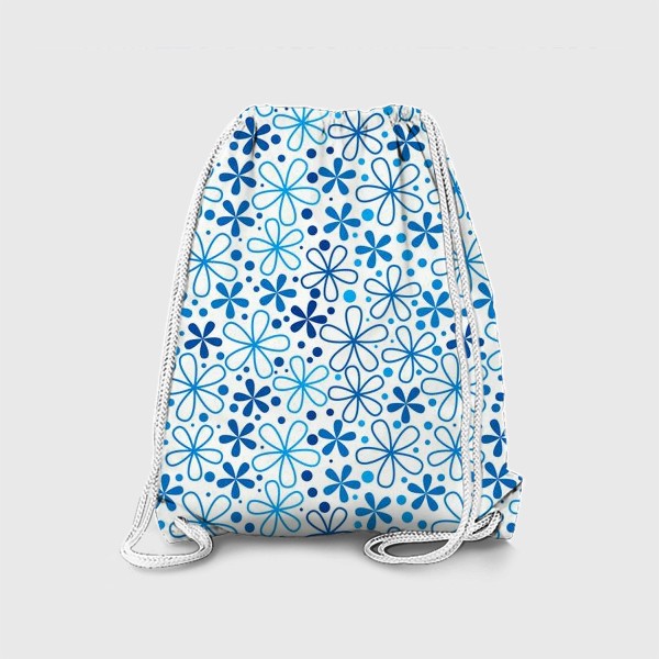 Рюкзак «Синие цветы»