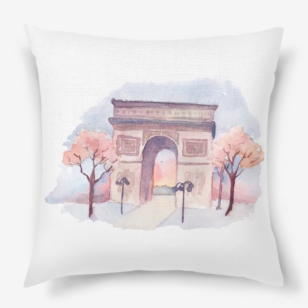 Подушка «Париж. Триумфальная арка»