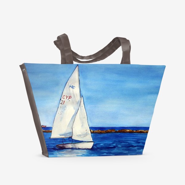 Пляжная сумка «Парусник»