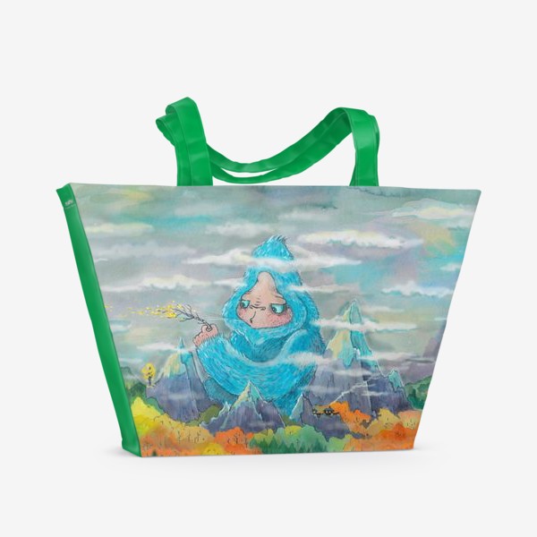Пляжная сумка «Загадай желание (Осень, горы)»