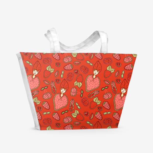 Пляжная сумка «Strawberry Cuties / Клубничные Девчушки»
