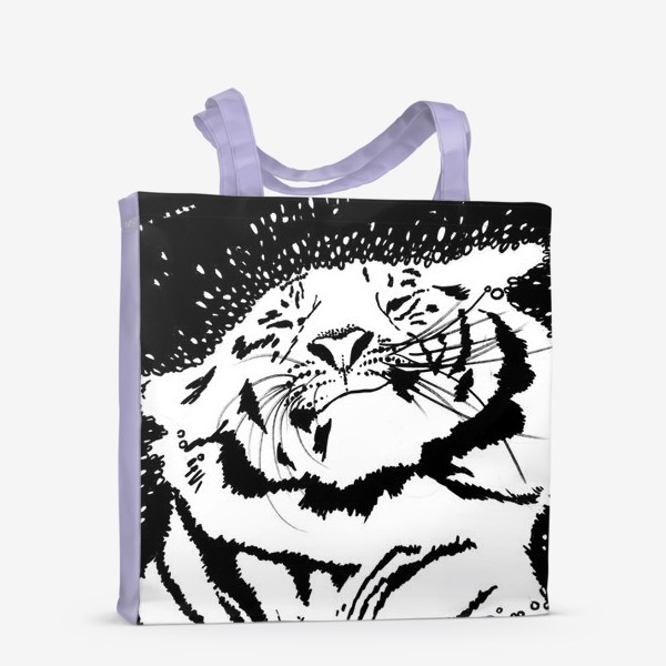 Сумка-шоппер «Белый тигр»