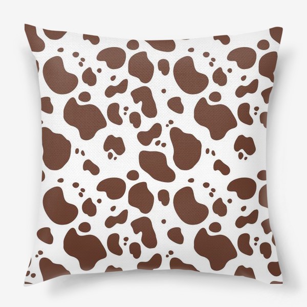Подушка «cow skin pattern»
