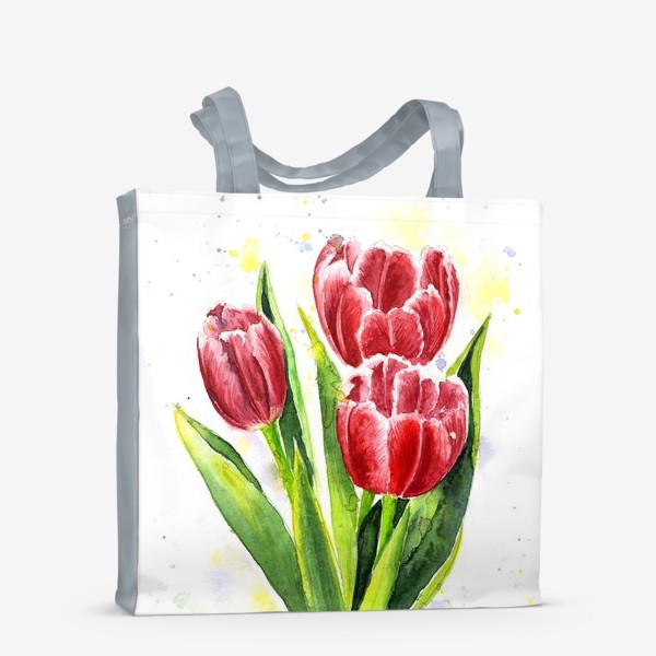 Сумка-шоппер «Нежные тюльпаны»