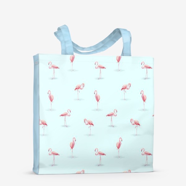 Сумка-шоппер «Розовые фламинго»