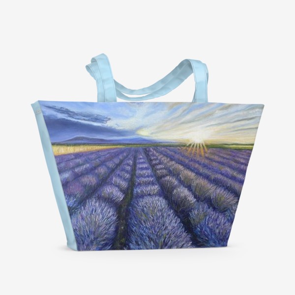 Пляжная сумка «Лавандовое поле»