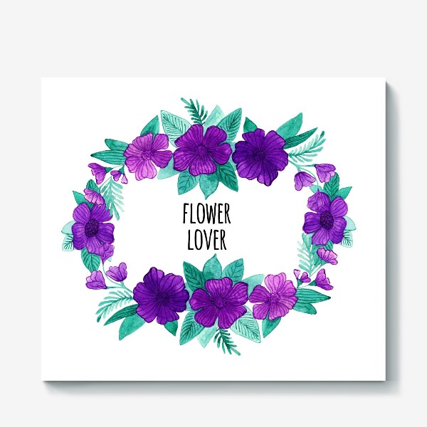 Холст «Flower lover / цветы »