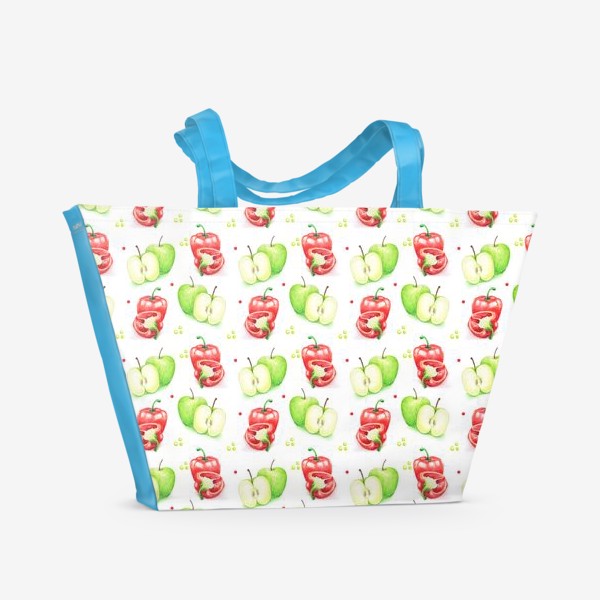 Пляжная сумка «яблоко и перец»